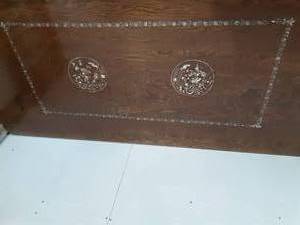 Dining Table With Mother Of Pearl Inlay 39 12 x 78 12 x 30