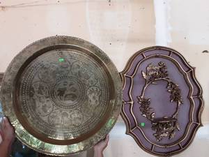 Metal Plate & Asian Wall Decor