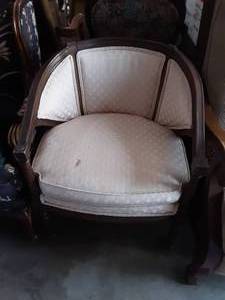 Vintage Round Back Chair