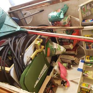 Large Lot Of Garden Implements & Related