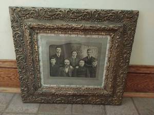Vintage Framed Family Group Photo