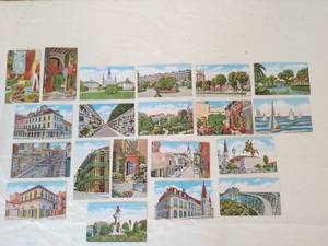 Tobacco Cigarettes Cards Featuring Buildings And Landmarks From New Orleans