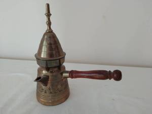 Turkish Brass Pipkin Style Coffee Pot