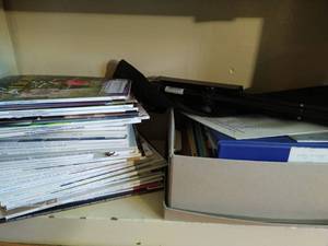 Collection Of Magazines, And Music Items