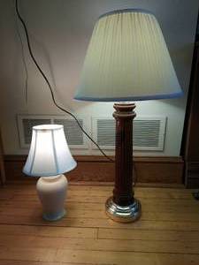 Two Table Top Lamps