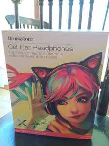 Brookstone Kitty Headphones