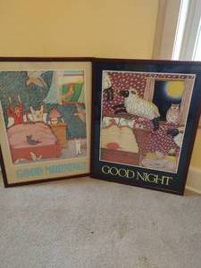 2 pieces of framed art