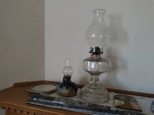 Oil Lamps and Stone Dcor