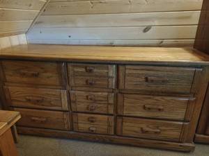 Harrison wood low boy dresser