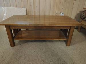 Wooden coffee table