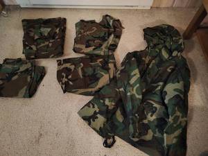 2 sets of BDUs with jacket.