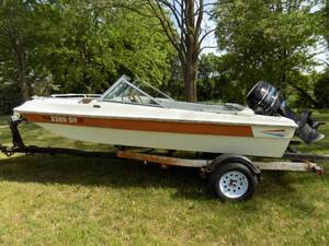 lot 1 image: 1978 Thundercraft Runabout Boat & Trailer Package