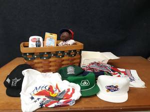 lot 168 image: Pioneer Seed Hats, Twins Cabbage Patch Doll and Lots More