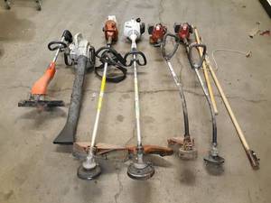 lot 196 image: Lot of Weed Trimmers and More  - Stihl, Snapper, Echo, Black & Decker