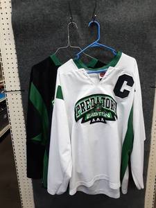 lot 203 image: (2) Easton Predators AAA Hockey Jerseys - Size Large