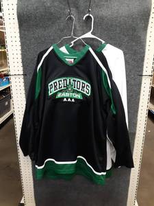 lot 204 image: (2) Easton Predators AAA Hockey Jerseys - Size X-Large