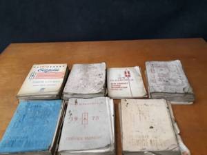 lot 223 image: Lot of (10) Oldsmobile Service Manuals 1969, 1971, 1975, 1976, 1977, 1978, 1979