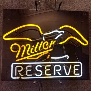 lot 11 image: Miller Reserve Neon Sign