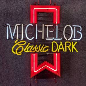 lot 12 image: Michelob Classic Dark Neon Sign