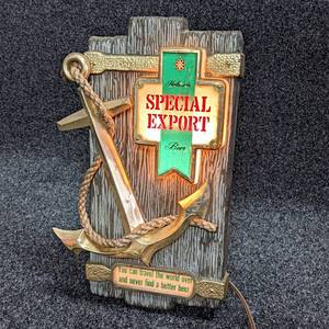 lot 49 image: Special Export Anchor & Rope Lighted Sign