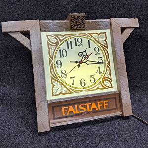 lot 50 image: Falstaff Beer Lighted Sign
