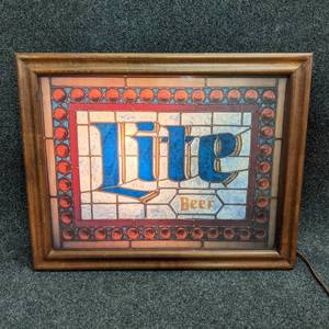 lot 52 image: Miller Lite Lighted Sign