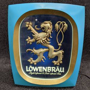 lot 56 image: Lowenbrau Beer Lighted Sign