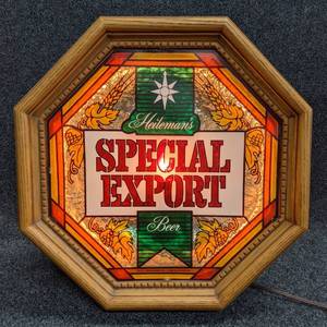 lot 58 image: Special Export Octagon Lighted Sign