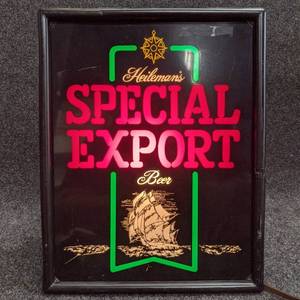 lot 63 image: Special Export Lighted Sign