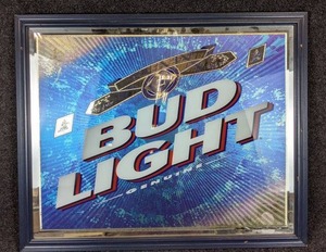 lot 65 image: Large Bud Light Mirror