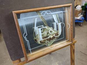 lot 75 image: E&J Brandy Shadow Box Mirror Sign