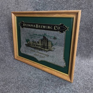 lot 77 image: Olympia Brewing Company Mirror Sign