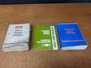 lot 248 image: Lot of (3) 1984 Chevrolet  GMC Truck Service Manuals