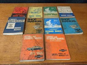 lot 267 image: Lot of (10) 1970 to 1975 Chevrolet Car  Truck Service Manuals