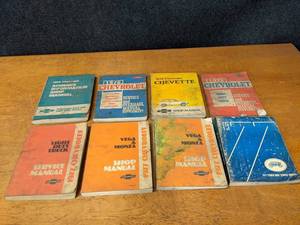 lot 268 image: Lot of (8) 1976 & 1977 Chevrolet Car  Truck Service Manuals