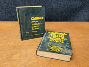 lot 270 image: Lot of (2) Chiltons Professional Service Manuals 1974 & 1986