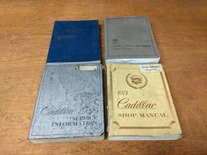 lot 272 image: Lot of (4) Cadillac Shop Manuals - 1974, 1981, 1984, 1987