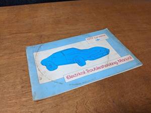 lot 280 image: 1977 Corvette Electrical Troubleshooting Manuals