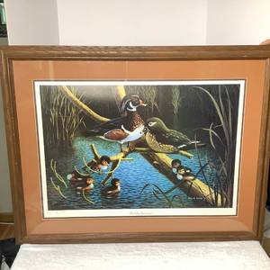 lot 54 image: Billy N. Gibbs Print - Signed and Numbered 81950 Reedy Refuge