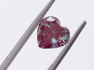 2.48 Carat Color-Changing Alexandrite Gemstone Heart Shape Cut