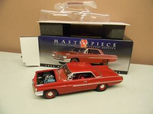 lot 6 image: AMT MASTERPIECE ASSEMBLED PLASTIC 125 SCALE 1962 PONTIAC CATALINA SD 421 - IN BOX - NICE - SEE PICTURES