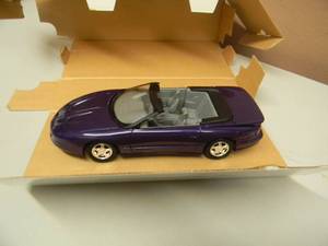 lot 9 image: AMT ERTL 125 SCALE PLASTIC 1997 PONTIAC FIREBIRD TRANS AM CONVERTIBLE - NEW IN BOX - SEE PICTURES