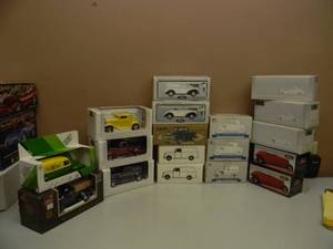lot 62 image: LARGE COLLECTION OF NOS IN THE BOX COIN BANKS $ MORE - GREAT COLLECTION - SEE PICTURES