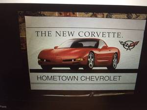 lot 67 image: 97 CORVETTE FULL SIZE OUTDOOR BILBOARD - SEE PICTURES