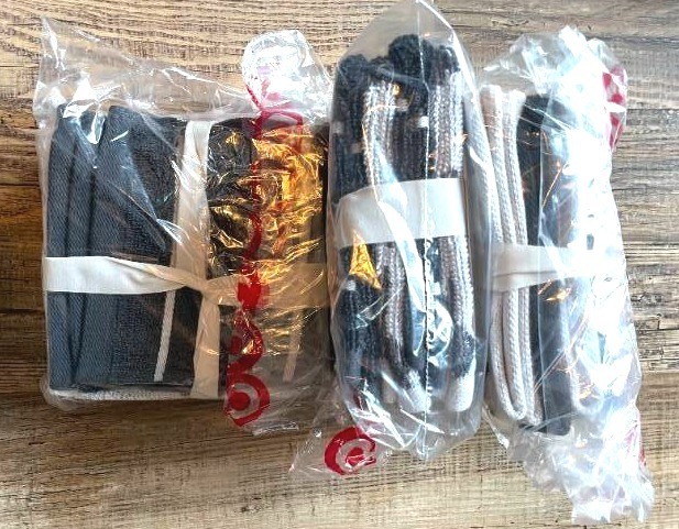 Lot of 12 Bath Wash Cloths Black &amp White
