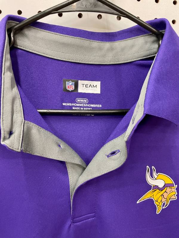 NFL Minnesota Vikings Mens Polo Shirt Size M