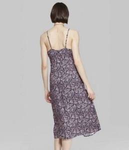 Wild Fable Floral Womens Midi Slip Dress Size L