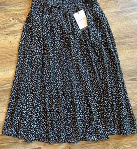 Womens A-Line Giraffe Print Skirt Size 8
