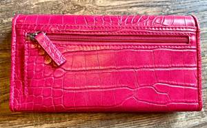 Dana Buchman Patent Leather Womens Pink Wallet