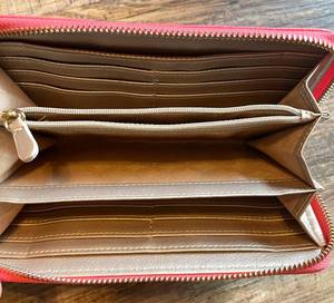 Dana Buchman Womens Pink Wristlet Wallet Clutch.